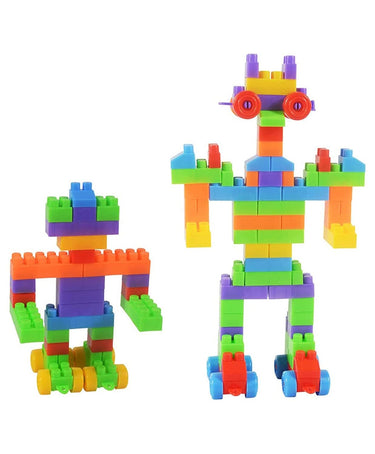 BlockiPlay | Construcción creativa sin límites - Bloques de construcción DIY con ruedas para niños
